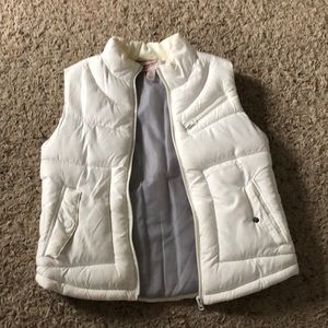 White Puffer Vest